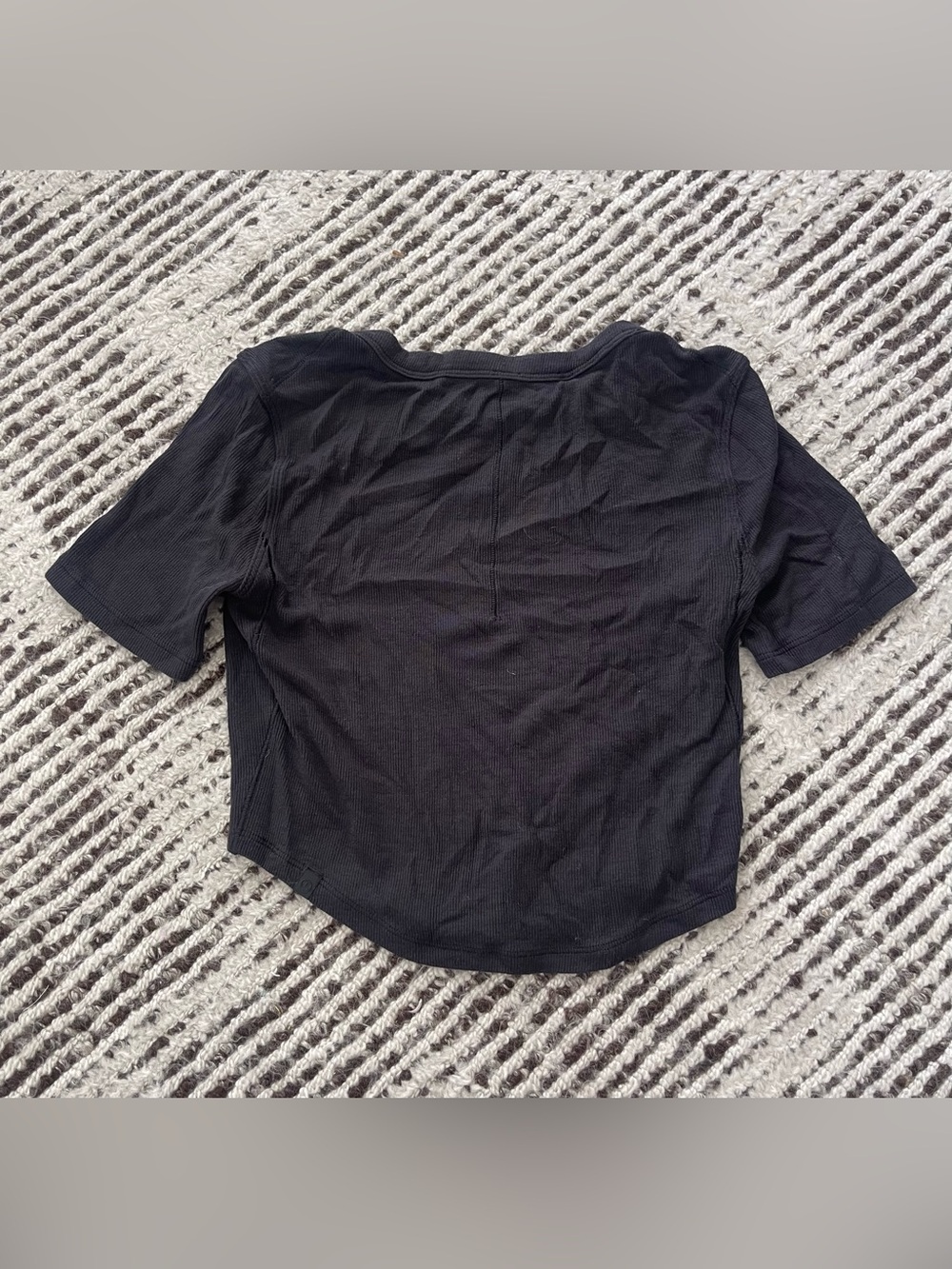 Lululemon | Hold Tight Cropped Ribbed Tee